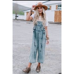 ☀️ High Hopes Slouchy Denim Overalls ☀️
